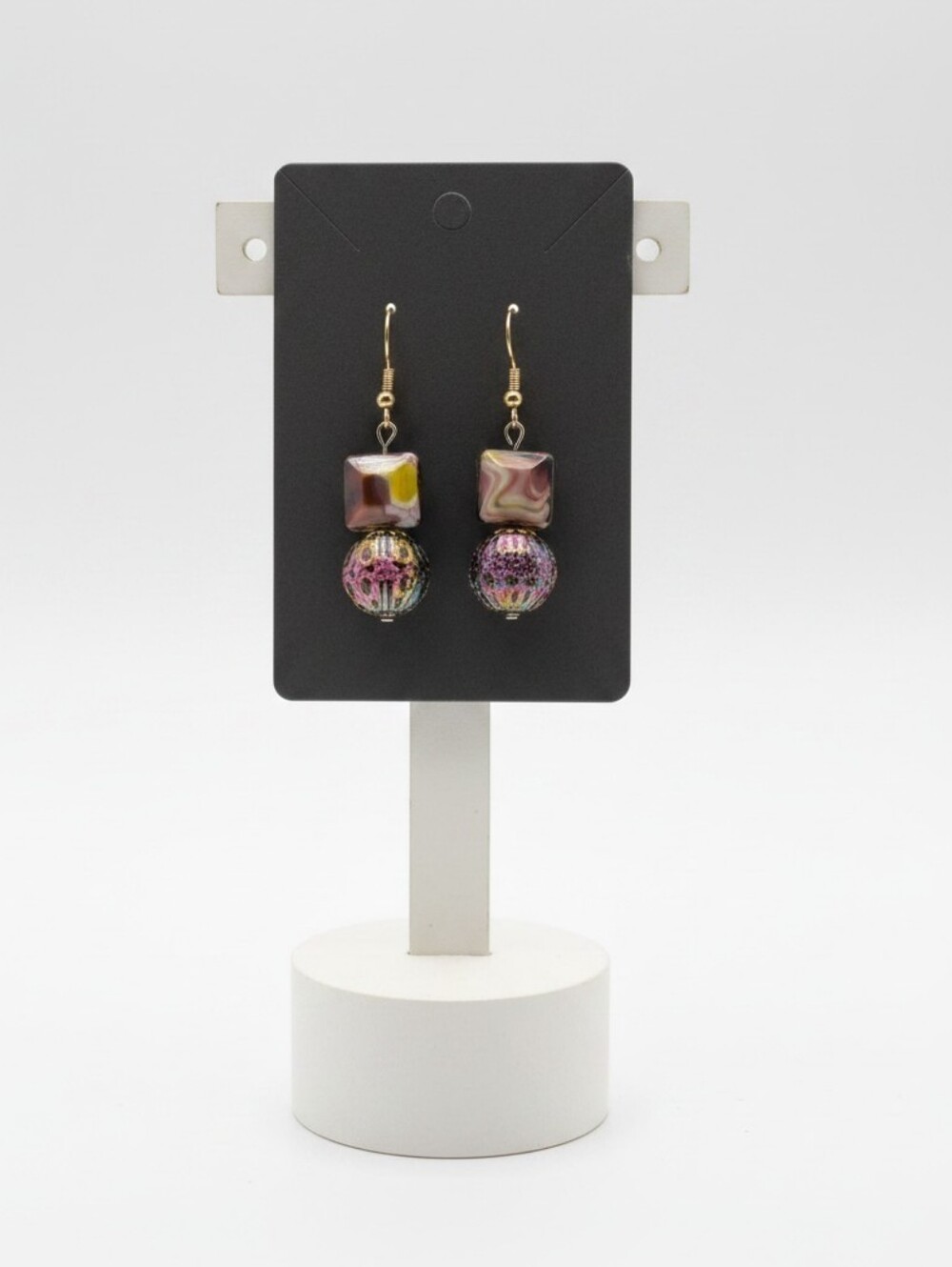 NWT Elegant Multicolor Dangle Earrings